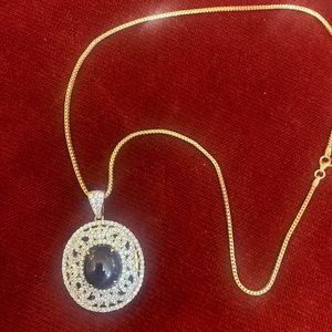 Orianne Ruby and White Sapphire pendant